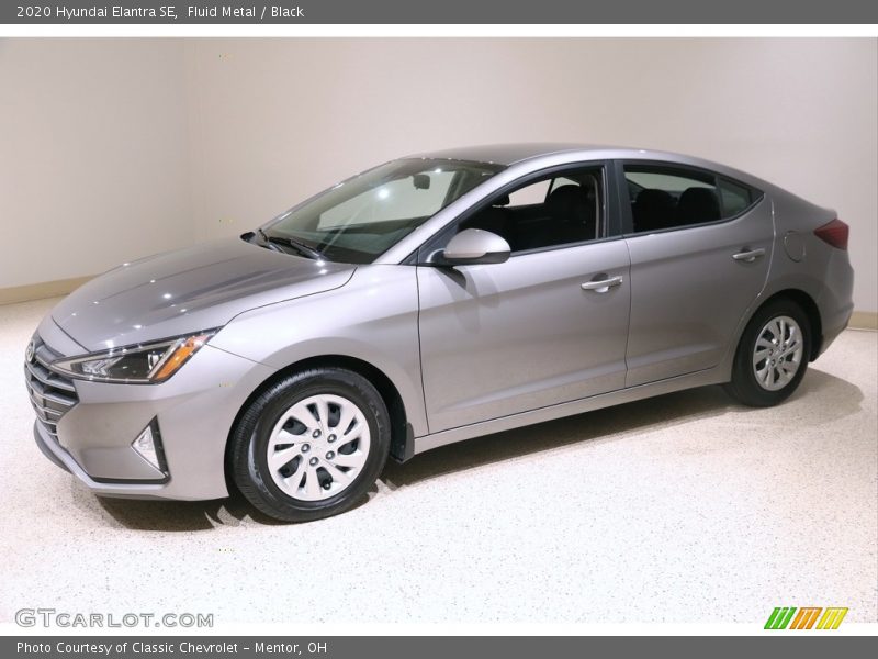 Fluid Metal / Black 2020 Hyundai Elantra SE