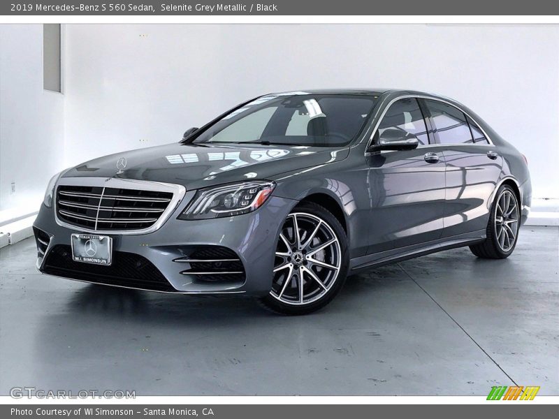 Selenite Grey Metallic / Black 2019 Mercedes-Benz S 560 Sedan