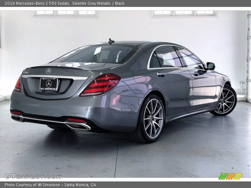 Selenite Grey Metallic / Black 2019 Mercedes-Benz S 560 Sedan