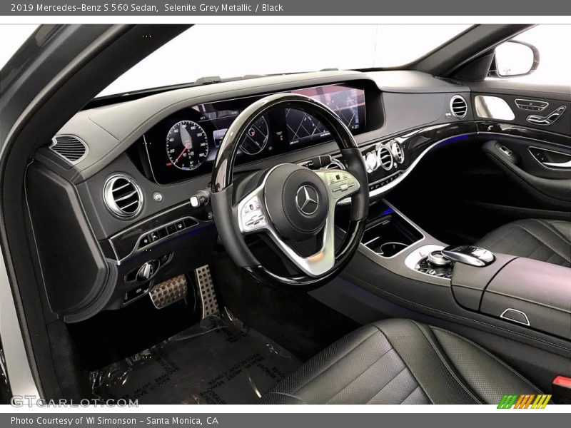 Selenite Grey Metallic / Black 2019 Mercedes-Benz S 560 Sedan