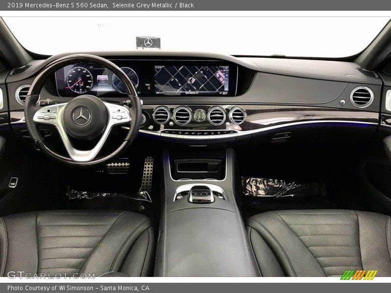 Selenite Grey Metallic / Black 2019 Mercedes-Benz S 560 Sedan