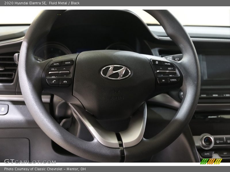 Fluid Metal / Black 2020 Hyundai Elantra SE