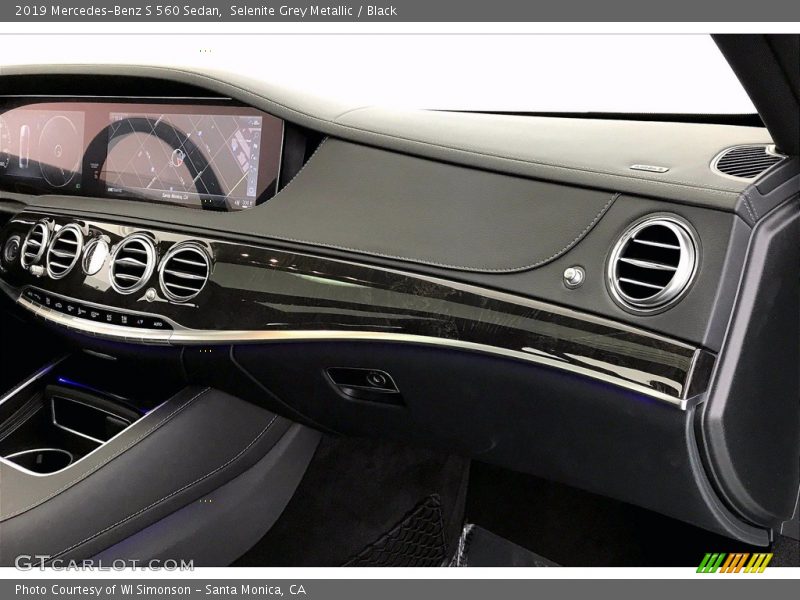 Selenite Grey Metallic / Black 2019 Mercedes-Benz S 560 Sedan