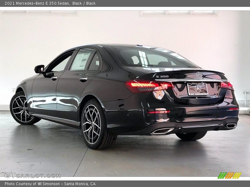 Black / Black 2021 Mercedes-Benz E 350 Sedan