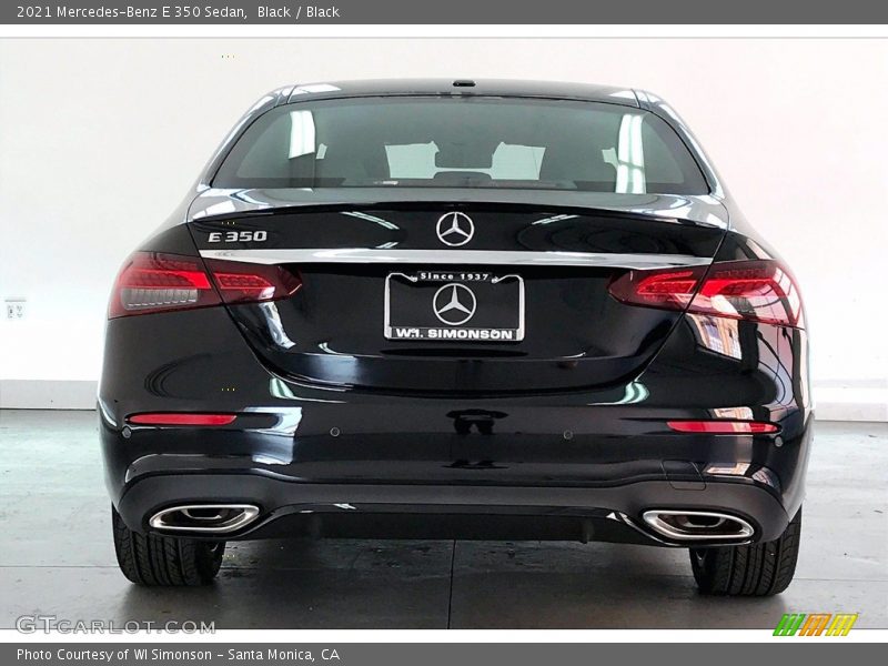 Black / Black 2021 Mercedes-Benz E 350 Sedan