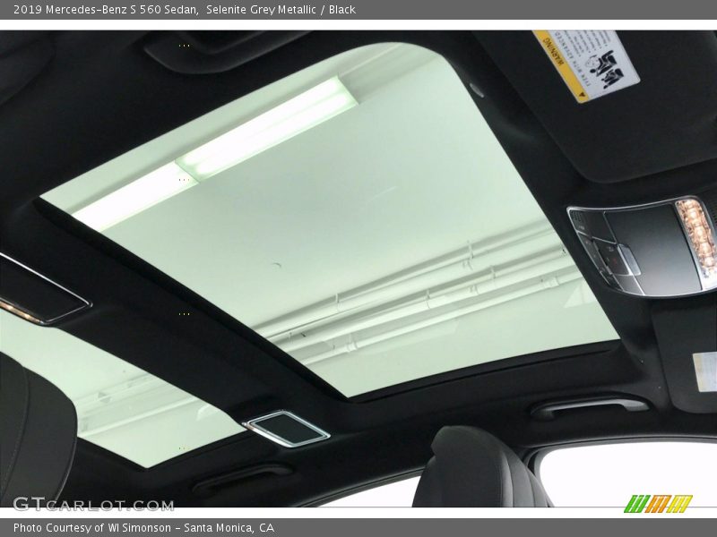 Selenite Grey Metallic / Black 2019 Mercedes-Benz S 560 Sedan