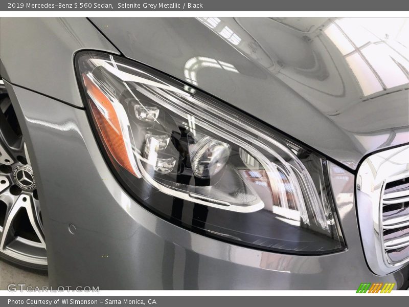Selenite Grey Metallic / Black 2019 Mercedes-Benz S 560 Sedan