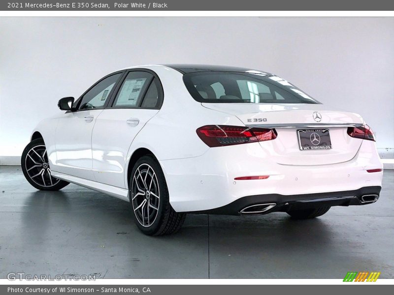 Polar White / Black 2021 Mercedes-Benz E 350 Sedan