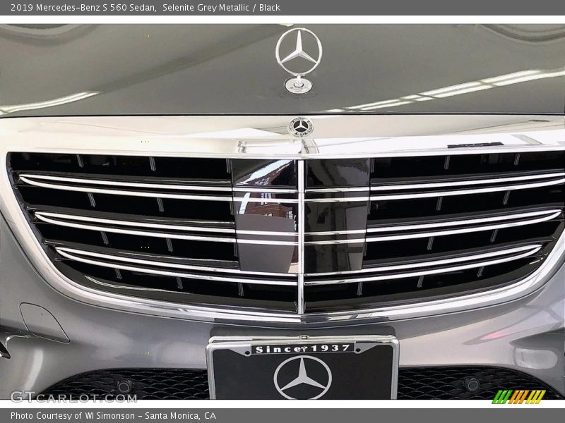 Selenite Grey Metallic / Black 2019 Mercedes-Benz S 560 Sedan