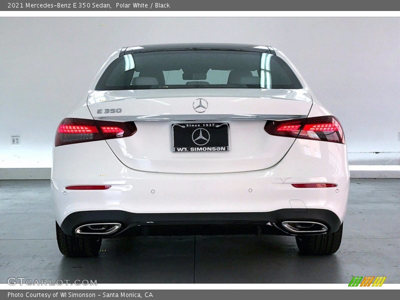 Polar White / Black 2021 Mercedes-Benz E 350 Sedan