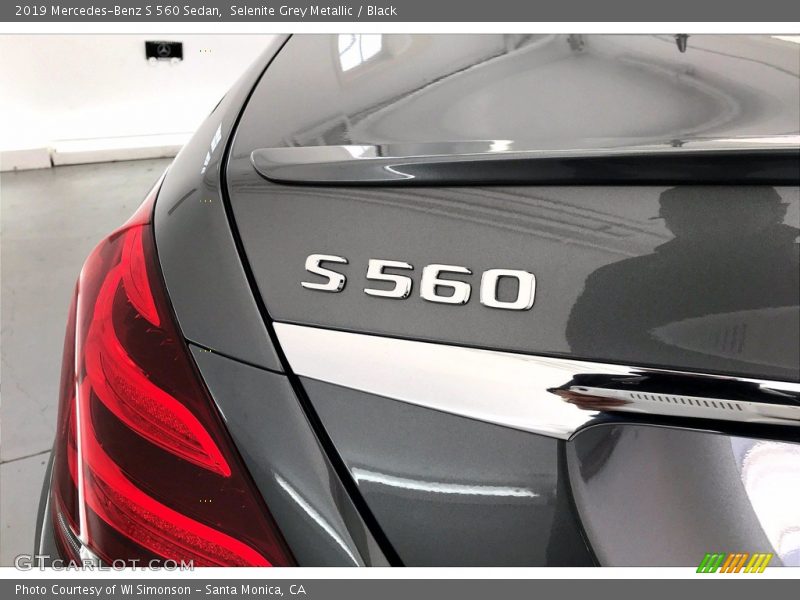 Selenite Grey Metallic / Black 2019 Mercedes-Benz S 560 Sedan