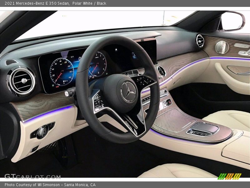 Polar White / Black 2021 Mercedes-Benz E 350 Sedan