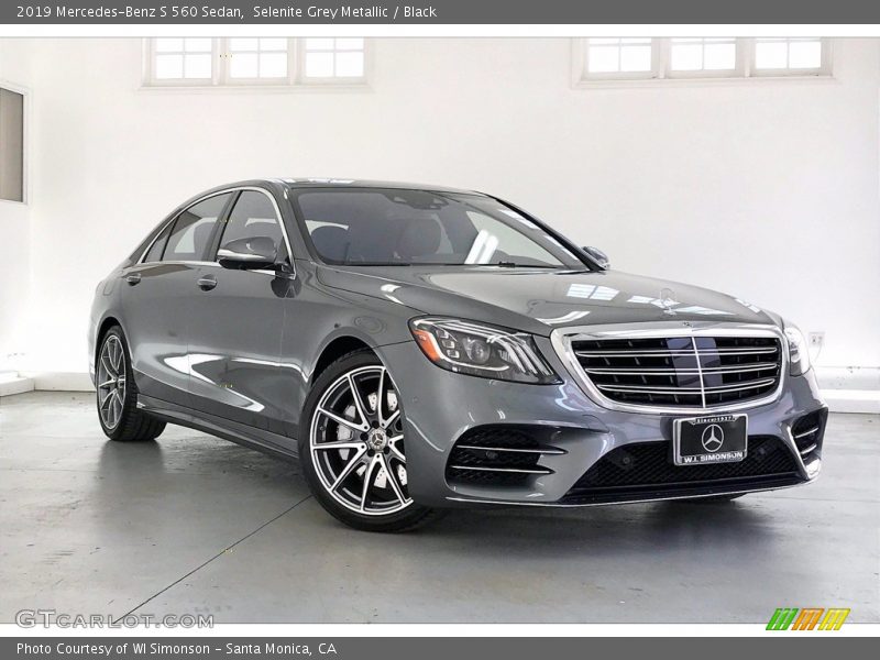 Selenite Grey Metallic / Black 2019 Mercedes-Benz S 560 Sedan