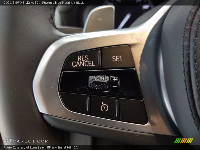 Phytonic Blue Metallic / Black 2021 BMW X3 sDrive30i