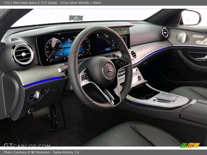 Cirrus Silver Metallic / Black 2021 Mercedes-Benz E 350 Sedan