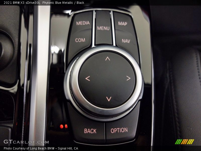 Phytonic Blue Metallic / Black 2021 BMW X3 sDrive30i