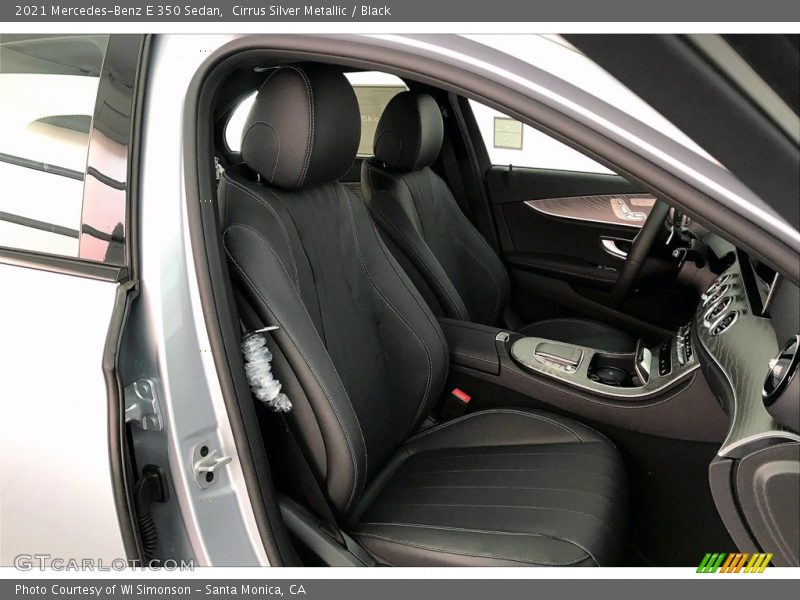 Cirrus Silver Metallic / Black 2021 Mercedes-Benz E 350 Sedan