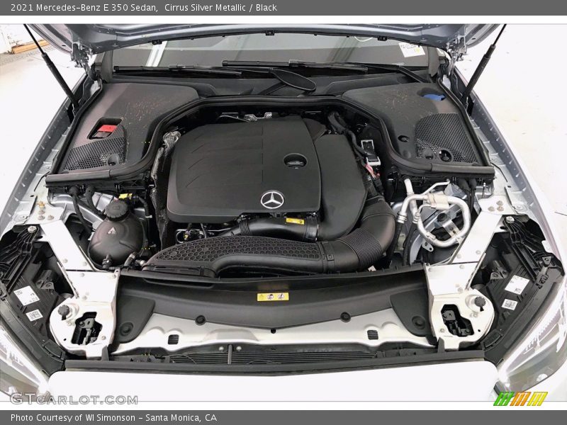 Cirrus Silver Metallic / Black 2021 Mercedes-Benz E 350 Sedan