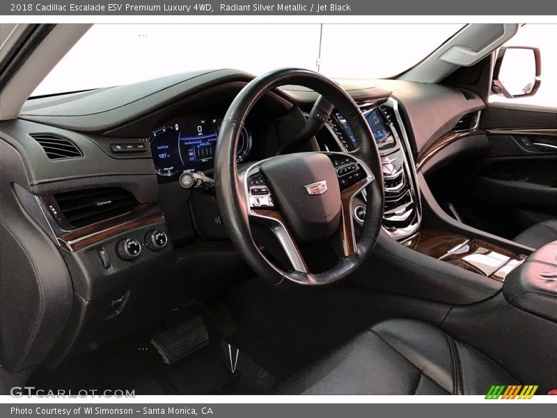 Radiant Silver Metallic / Jet Black 2018 Cadillac Escalade ESV Premium Luxury 4WD