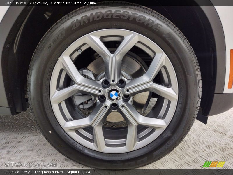 Glacier Silver Metallic / Black 2021 BMW X3 xDrive30e