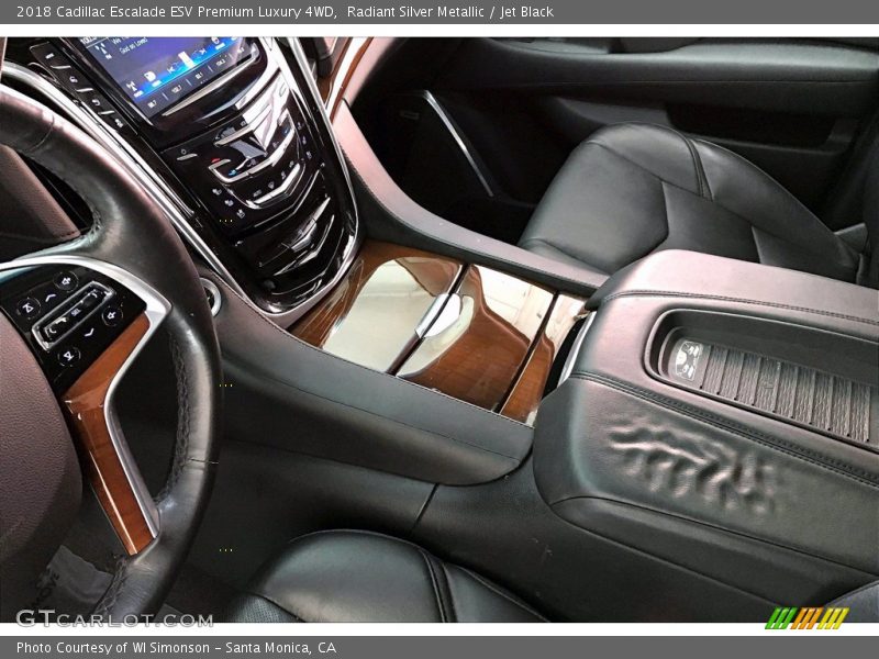 Radiant Silver Metallic / Jet Black 2018 Cadillac Escalade ESV Premium Luxury 4WD