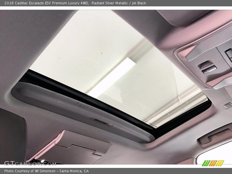 Sunroof of 2018 Escalade ESV Premium Luxury 4WD