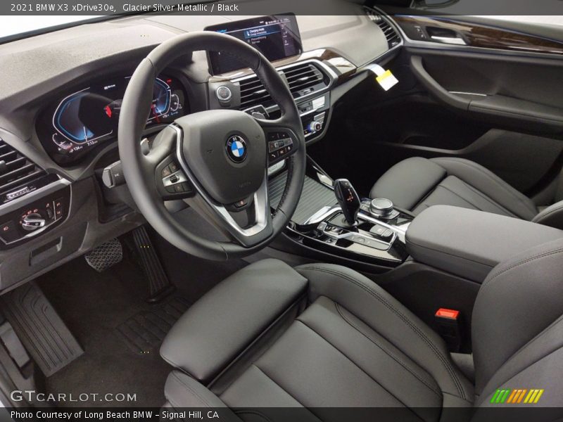 Glacier Silver Metallic / Black 2021 BMW X3 xDrive30e