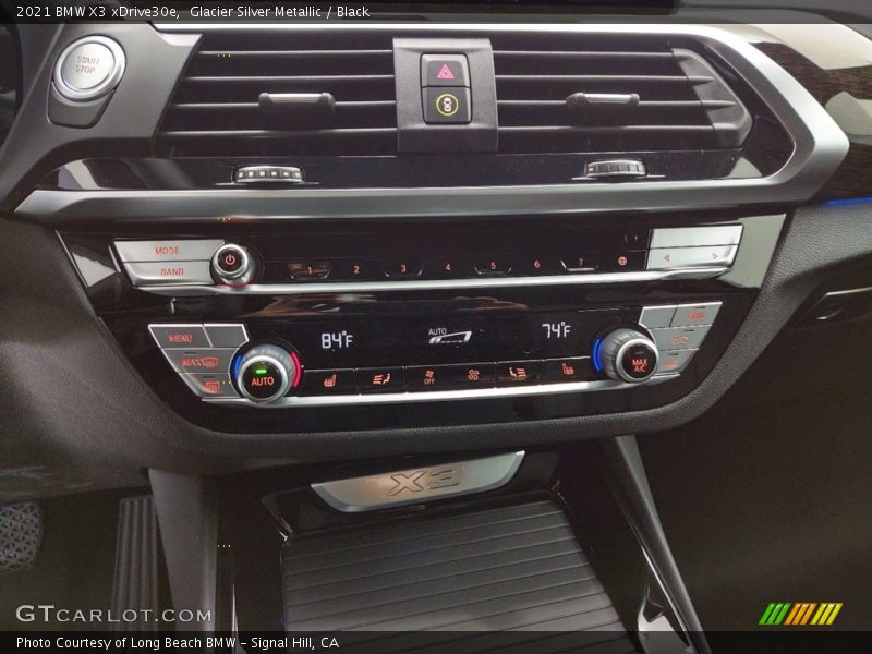 Glacier Silver Metallic / Black 2021 BMW X3 xDrive30e