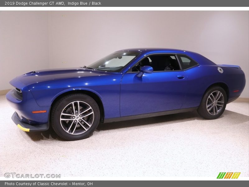 Indigo Blue / Black 2019 Dodge Challenger GT AWD
