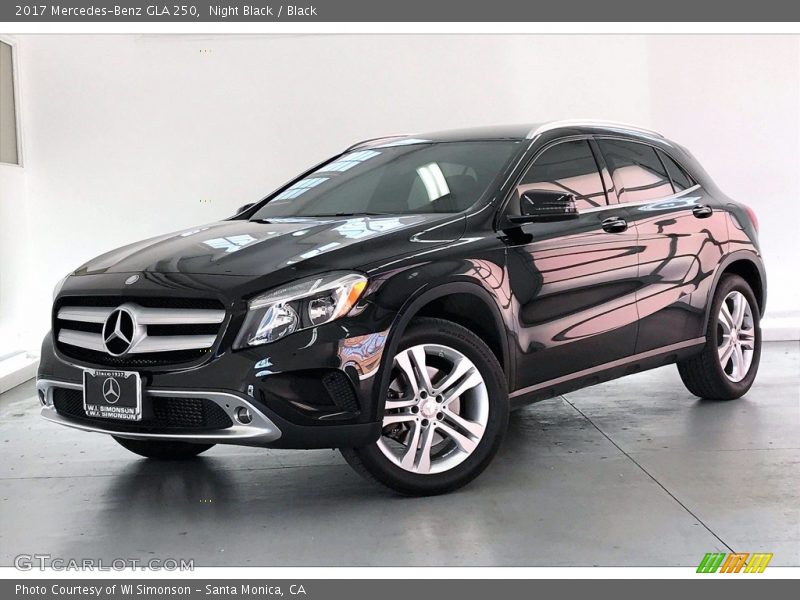 Night Black / Black 2017 Mercedes-Benz GLA 250