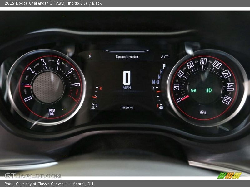 Indigo Blue / Black 2019 Dodge Challenger GT AWD