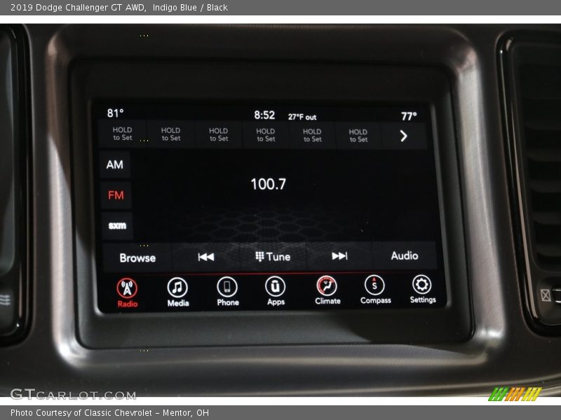Indigo Blue / Black 2019 Dodge Challenger GT AWD