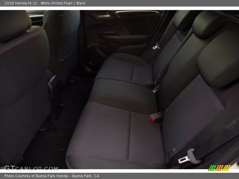 White Orchid Pearl / Black 2018 Honda Fit LX