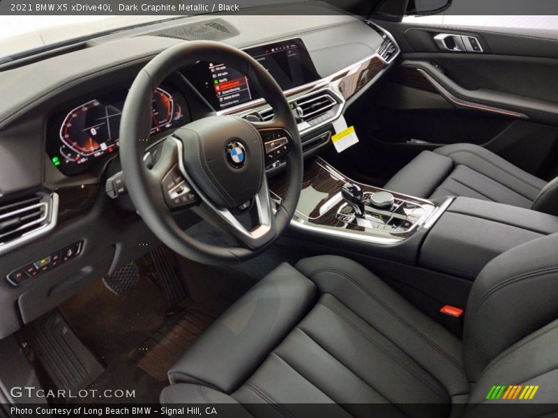 Dark Graphite Metallic / Black 2021 BMW X5 xDrive40i