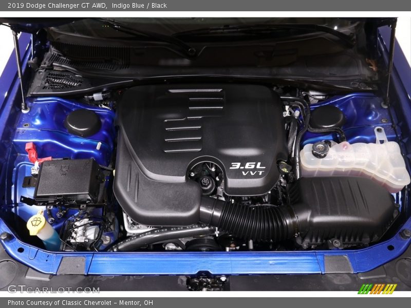 Indigo Blue / Black 2019 Dodge Challenger GT AWD