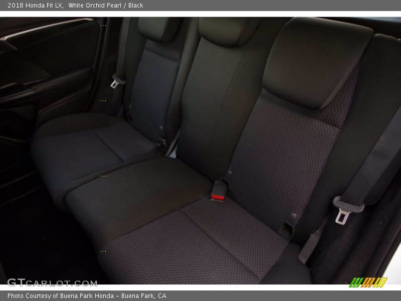White Orchid Pearl / Black 2018 Honda Fit LX