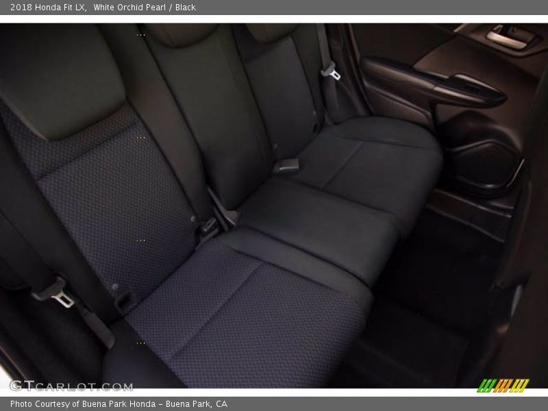 White Orchid Pearl / Black 2018 Honda Fit LX