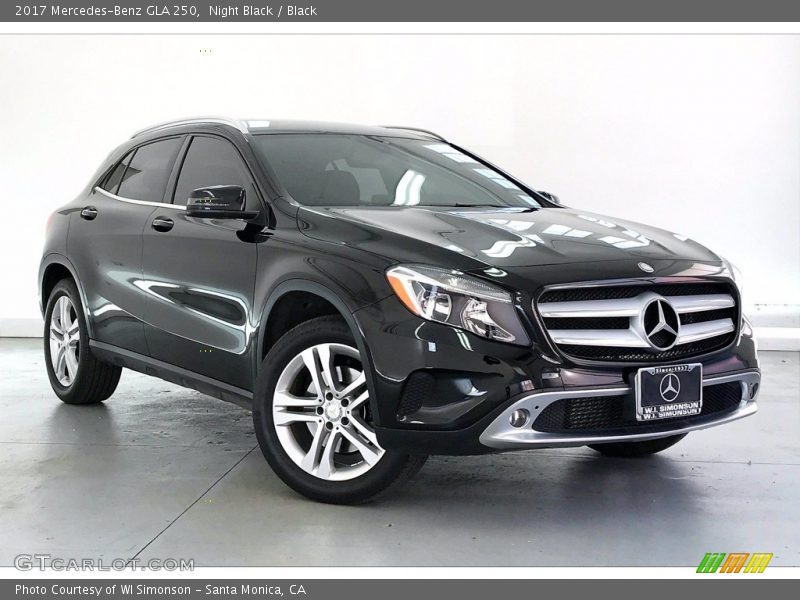 Night Black / Black 2017 Mercedes-Benz GLA 250