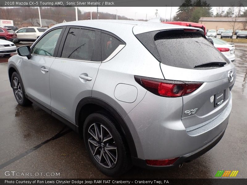 Sonic Silver Metallic / Black 2018 Mazda CX-5 Touring AWD