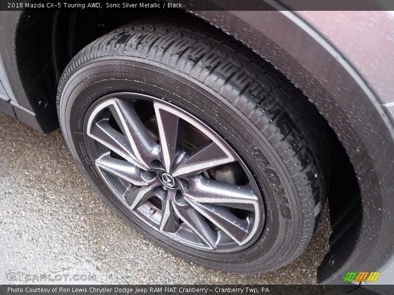 Sonic Silver Metallic / Black 2018 Mazda CX-5 Touring AWD