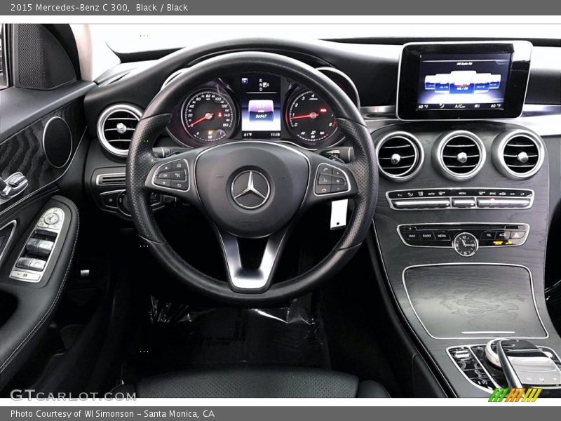 Black / Black 2015 Mercedes-Benz C 300