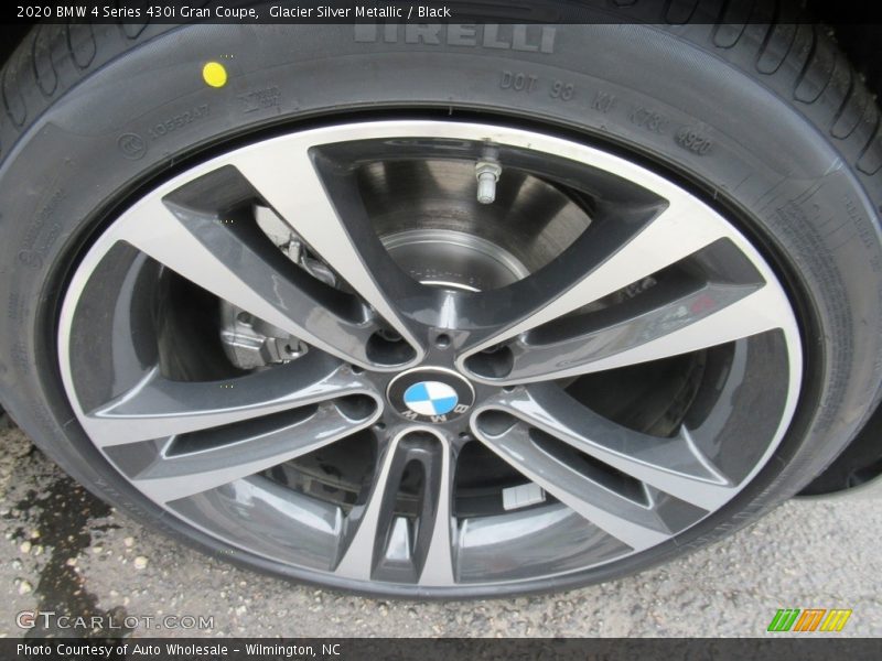 Glacier Silver Metallic / Black 2020 BMW 4 Series 430i Gran Coupe
