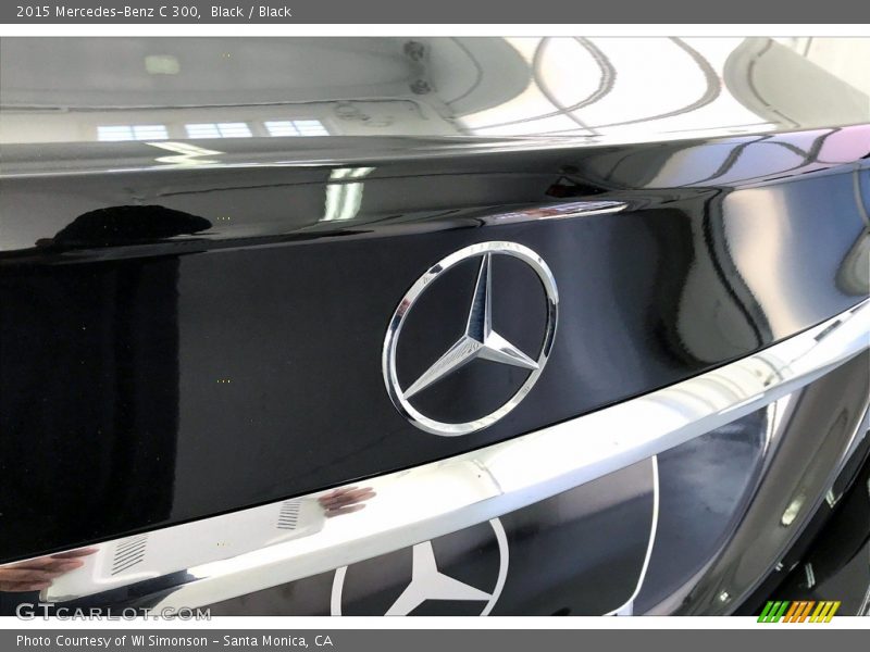 Black / Black 2015 Mercedes-Benz C 300