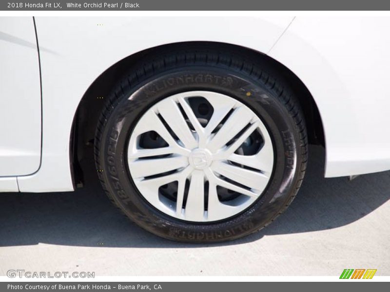 White Orchid Pearl / Black 2018 Honda Fit LX