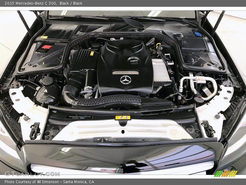 Black / Black 2015 Mercedes-Benz C 300