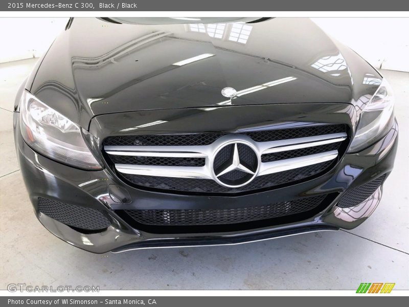 Black / Black 2015 Mercedes-Benz C 300