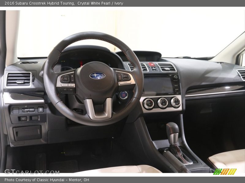Dashboard of 2016 Crosstrek Hybrid Touring