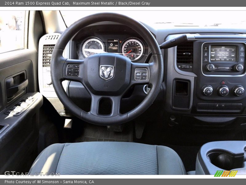 Maximum Steel Metallic / Black/Diesel Gray 2014 Ram 1500 Express Quad Cab