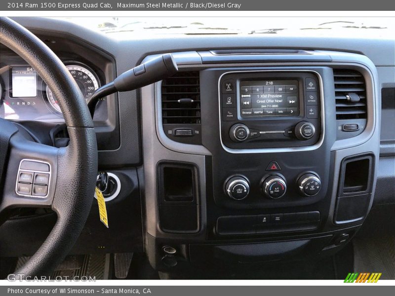 Maximum Steel Metallic / Black/Diesel Gray 2014 Ram 1500 Express Quad Cab