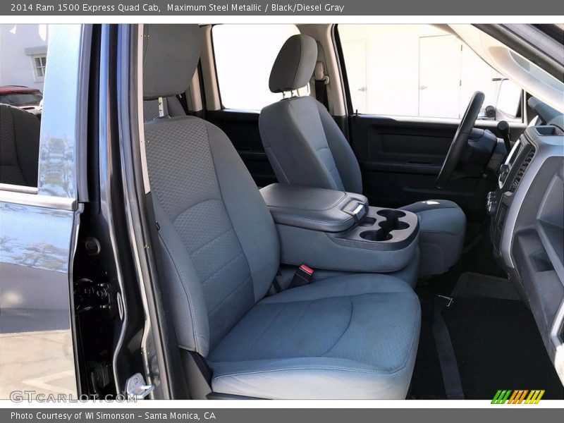 Maximum Steel Metallic / Black/Diesel Gray 2014 Ram 1500 Express Quad Cab